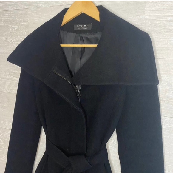 Black Winter Coat - Size 6 - Like New! - Picture 2 of 4